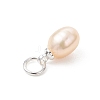 Natural Cultured Freshwater Pearl Pendants PALLOY-JF05172-02-5