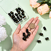 26Pcs Glass Connector Charms PALLOY-YW00117-5