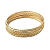 7Pcs 201 Stainless Steel Bangles for Women BJEW-Z151-04G-02-4