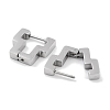 Tarnish Resistant 304 Stainless Steel Huggie Hoop Earrings for Women EJEW-C096-17P-2