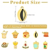 10Pcs 10 Styles 304 Stainless Steel Charms STAS-CJ0003-35-2