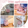 DIY Imitation Leather Pig Shaped Crossbody Bag Kits DIY-WH0043-63-6