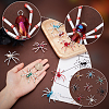4Sets 2 Styles Glass Pendant FIND-WR0011-62-3