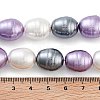 Electroplated Shell Pearl Beads Strands BSHE-H110-01-01-5