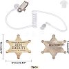 Ring Security Word Badge AJEW-FG0001-94-2