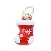 Christmas Themes Alloy Enamel Pendants LS-FIND-I063-01G-1