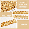 Polyester Braided Lace Trim OCOR-WH0078-09A-4