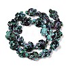 Synthetic Turquoise Dyed Beads Strands G-P507-05A-2-3