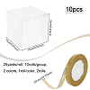 BENECREAT Foldable Transparent PVC Boxes CON-BC0001-93-2