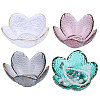 4Pcs 4 Colors Glass Bowl for Food Fruits AJEW-CA0004-93-1