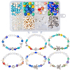 SUNNYCLUE DIY Summer Surfer Theme Stackable Bracelet Making Kit DIY-SC0024-28-1