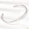 304 Stainless Steel Cuff Bangles BJEW-D388-01C-P-3