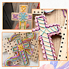 1Pc Easter Unfinished Wooden Cross WOOD-SP0001-69-6