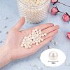 ABS Plastic Imitation Pearl Round Beads PH-MACR-F033-8mm-22-2