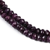 Natural Ruby Beads Strands G-P553-F01-03-4