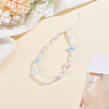 1Pc PVC & Porcelain Flower Mobile Straps AJEW-LP0005-15-1