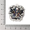 Halloween Theme Opaque Printed Acrylic Pendants SACR-S034-05E-3