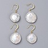 Natural Pearl Dangle Earring Sets EJEW-JE03912-2