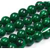 Synthetic Malachite Beads Strands G-G832-01-12mm-1