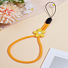 1Pc Silicone Nylon Bead Mobile Straps HJEW-LP0001-51-1
