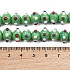 Handmade Bumpy Lampwork Beads Strands LA-CBA05D6-01-09-3