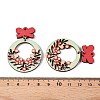 Printed Poplar Wood Pendants FIND-N005-74B-3