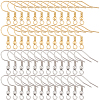 SOFPLATE 300Pcs 2 Style 304 Stainless Steel Earring Hooks STAS-SP0001-39-1