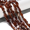 Natural Garnet Beads Strands G-P497-01C-38-2