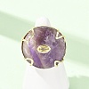 Natural Amethyst Cuff Rings GG-CBA5FCC-02G-05-1