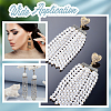80Pcs 8 Styles Tibetan Style Alloy Chandelier Component Links FIND-GO0003-54-6