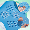 100Pcs Transparent Acrylic Sheets FIND-GA0007-20C-3