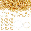 400Pcs 4 Styles 304 Stainless Steel Jump Rings STAS-TA0005-82-1