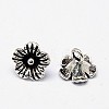 Brass Flower Charms KK-I256-AS-1