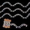 1 Yard Iron Rhinestone Strass Chains FIND-PJ0001-44B-3