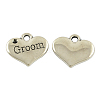 Tibetan Style Alloy Pendant Rhinestone Settings TIBEP-GC207-AS-NR-1