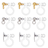 Unicraftale 304 Stainless Steel Clip-on Earring Component STAS-UN0014-69-1