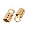 Ion Plating(IP) 304 Stainless Steel Fold Over Crimp Cord Ends STAS-P434-05D-G-2