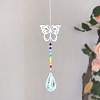 Christmas Theme Teardrop Glass Suncatchers PW-WG1AD42-01-1