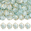100Pcs Opaque Acrylic Pendants MACR-YW0004-08A-1