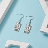 304 Stainless Steel Dangle Earrings EJEW-JE05180-02-3