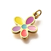 304 Stainless Steel Enamel Charms STAS-R153-47G-2