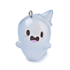 Halloween Transparent Resin Pendants RESI-K047-01B-1