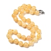 Round Natural Jade Beaded Necklaces NJEW-F327-02B-04-1