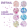 Craftdady 240G 8 Colors AB-Color Plated DIY 3D Nail Art Decoration Mini Glass Beads EGLA-CD0001-06-4