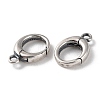925 Thailand Sterling Silver Spring Gate Rings STER-D003-55AS-2