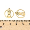 201 Stainless Steel Laser Cut Pendants STAS-P428-10G-03-3