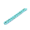 Handmade Acrylic Curb Chains/Twisted Chains AJEW-JB00530-02-2