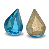 Faceted Drop Glass Pointed Back Rhinestone Cabochons RGLA-A007-8x13mm-S07-2