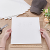 Cap Brim Plastic Board DIY-WH0591-246A-02-3