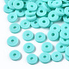 Handmade Polymer Clay Beads CLAY-R067-6.0mm-B20-1